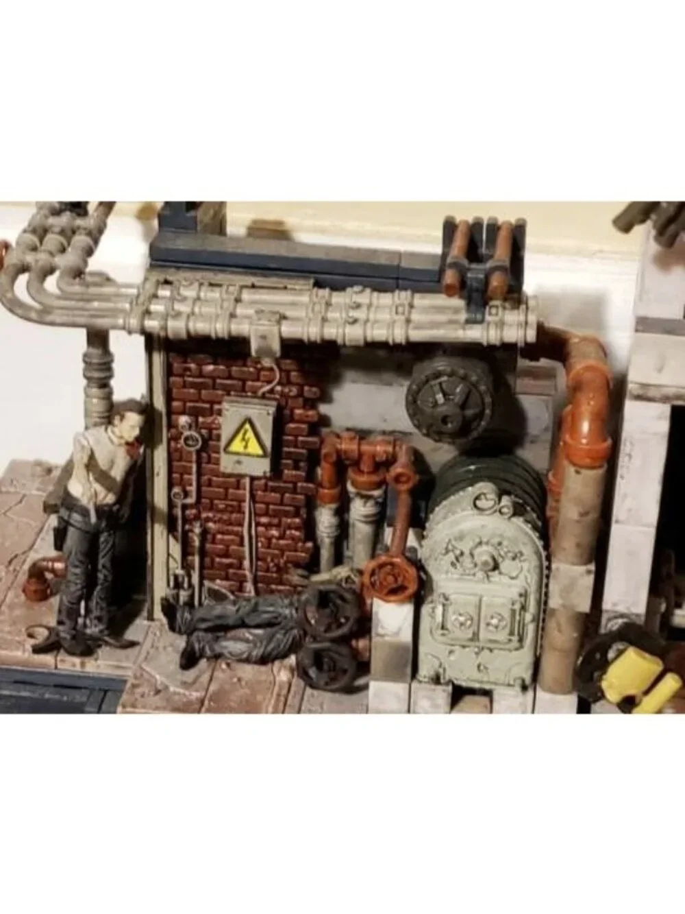 McFarlane The Walking Dead The Governors Room 14526 Boiler Room 14558 Building